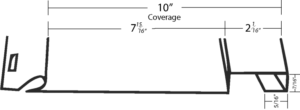 board & batten siding panel profile