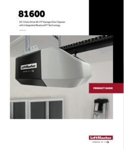 LiftMaster 81600 DC Chain Drive Wi-Fi Garage Door cover image