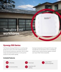 Marantec Synergy 300 Series cover